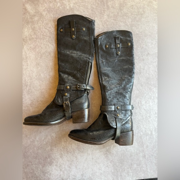 UGG Black Textured Ankle Boots - Picture 12 of 13